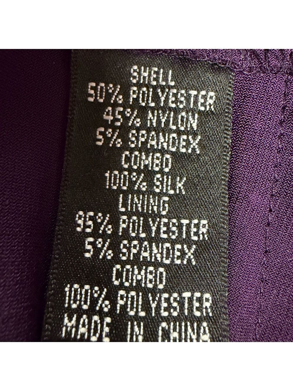 Adrianna Papell - Elegant Purple Layered Dress - Picture 5 of 5
